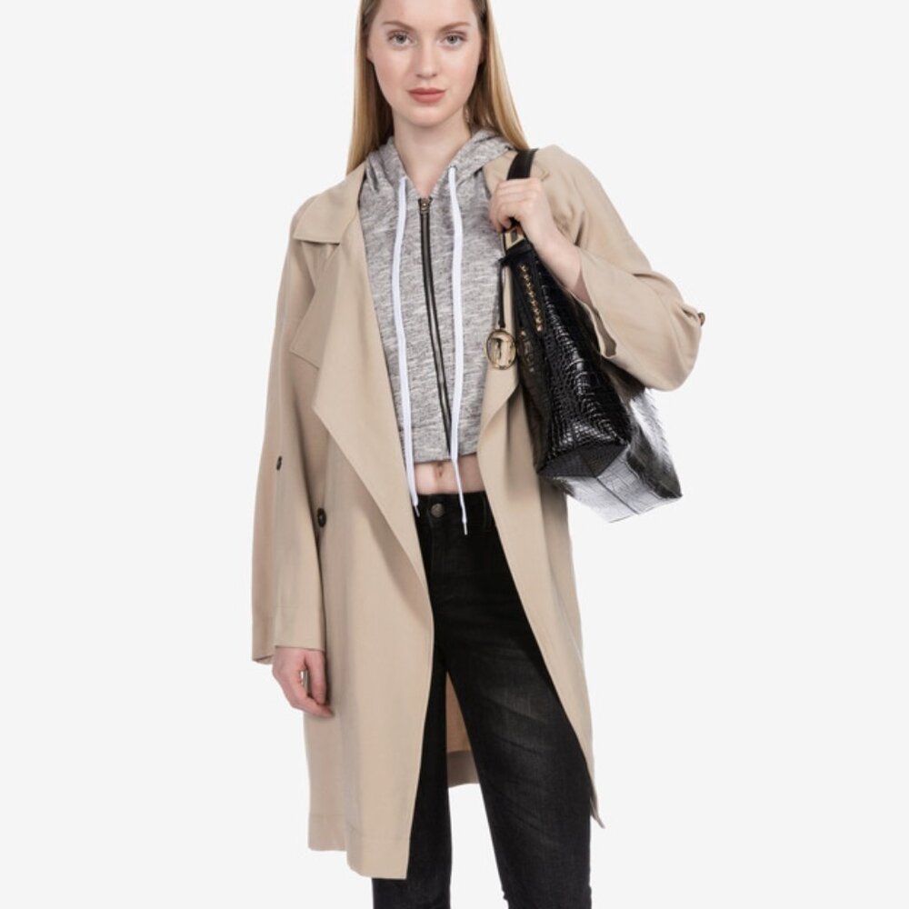 Guess Alexis Trench Coat with Detachable Vest